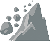 Landslide emoji